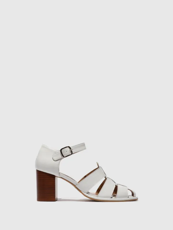 Heel Sandals MARG261FLY WHITE sold by Fly London