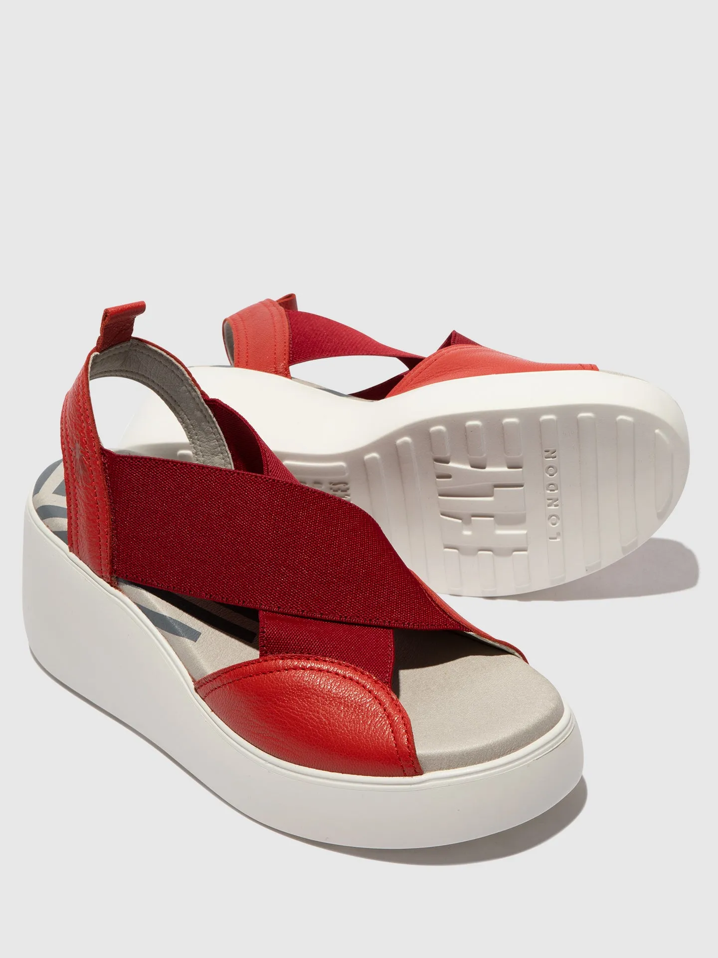 Elasticated Sandals DAIF216FLY DEVIL RED sold by Fly London product image thumbnail 4