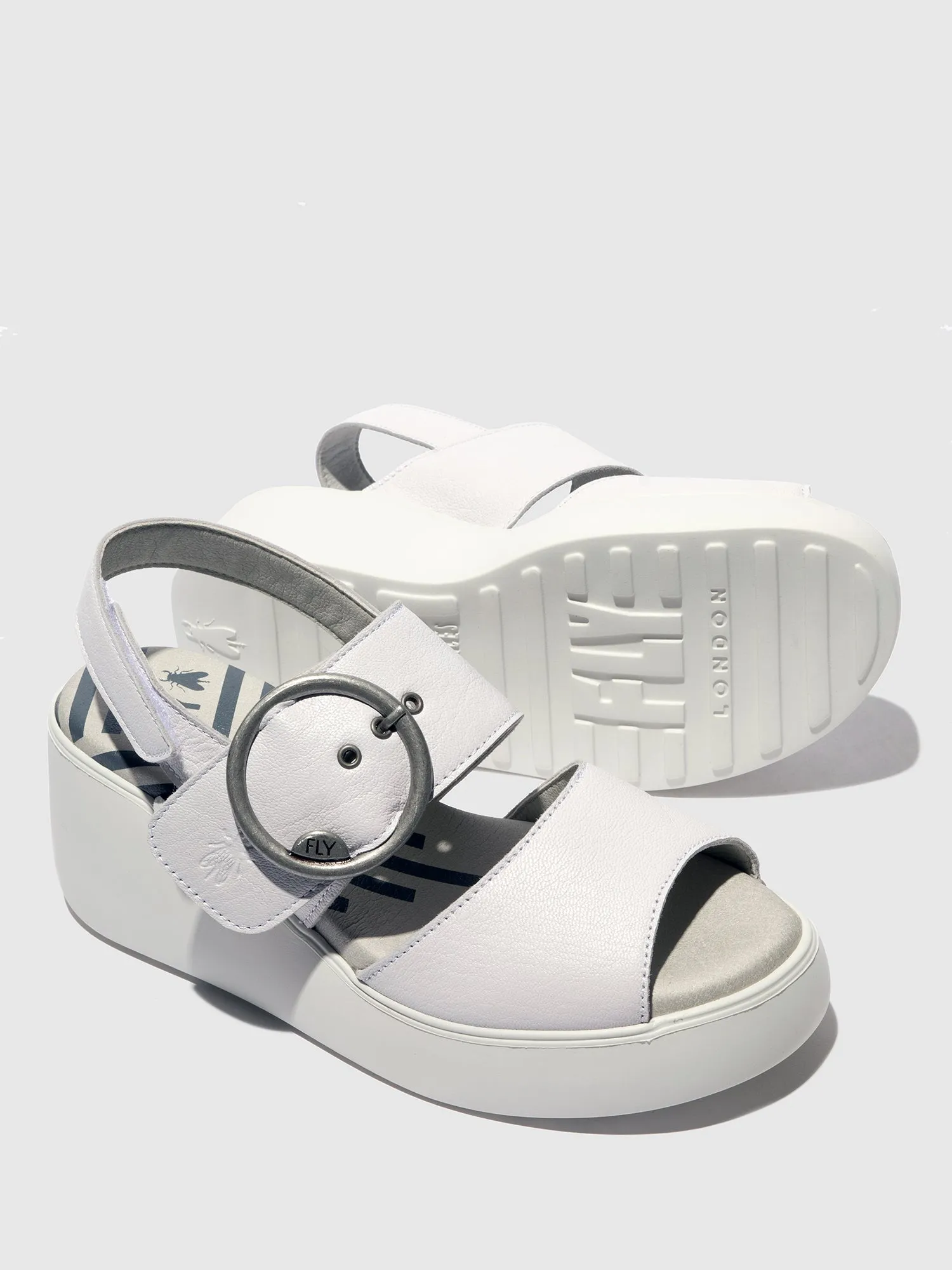 Sling-Back Sandals DIGO939FLY MOUSSE WHITE sold by Fly London product image thumbnail 4