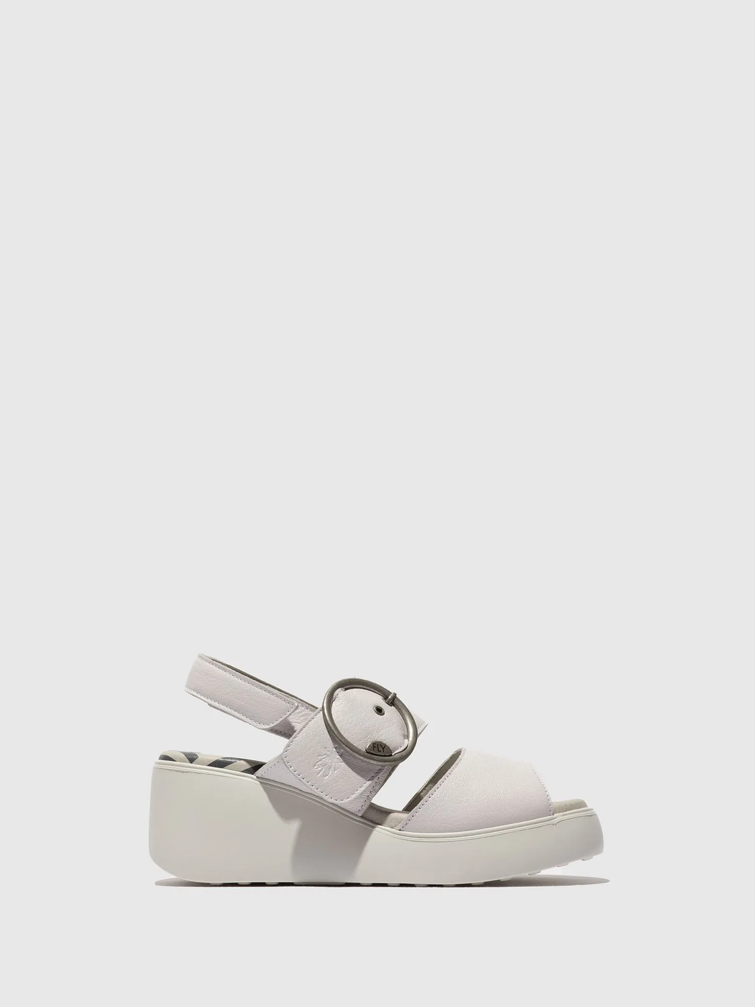 Sling-Back Sandals DIGO939FLY MOUSSE WHITE sold by Fly London