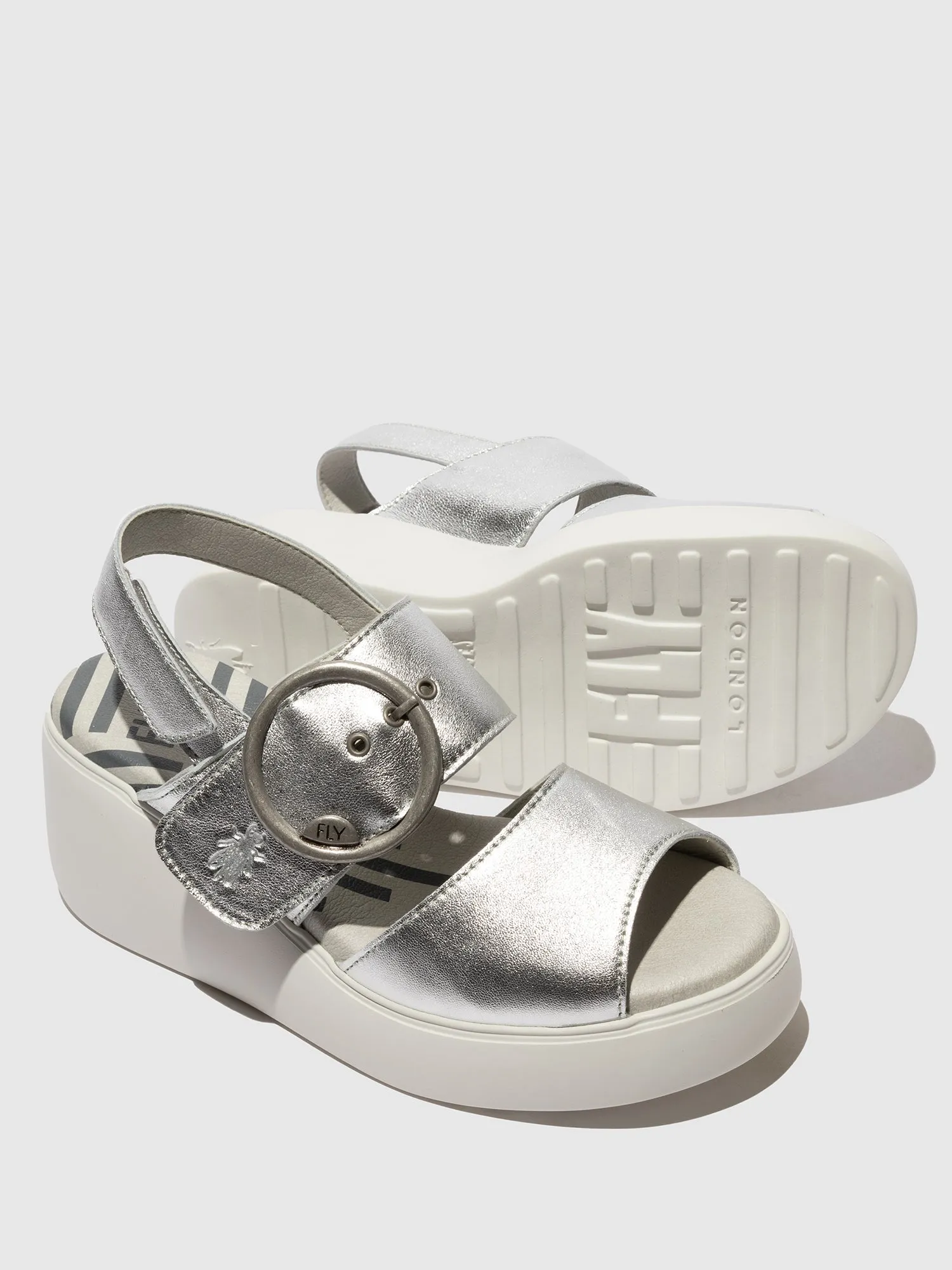 Sling-Back Sandals DIGO939FLY SILVER sold by Fly London product image thumbnail 4