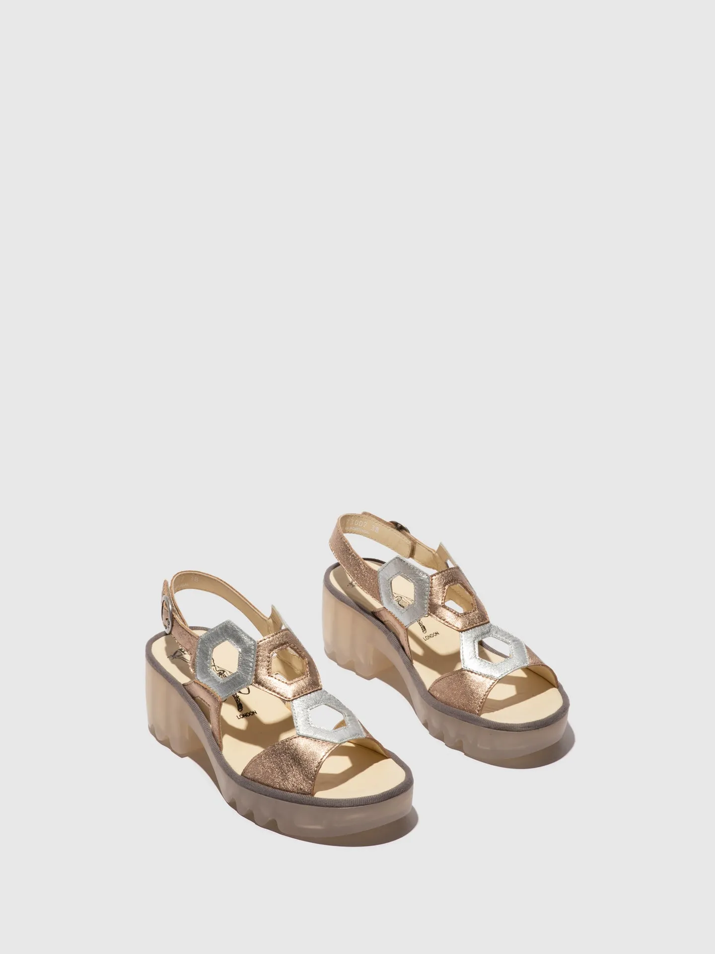 Sling-Back Sandals TEWA573FLY SAHARA/SILVER sold by Fly London product image thumbnail 2