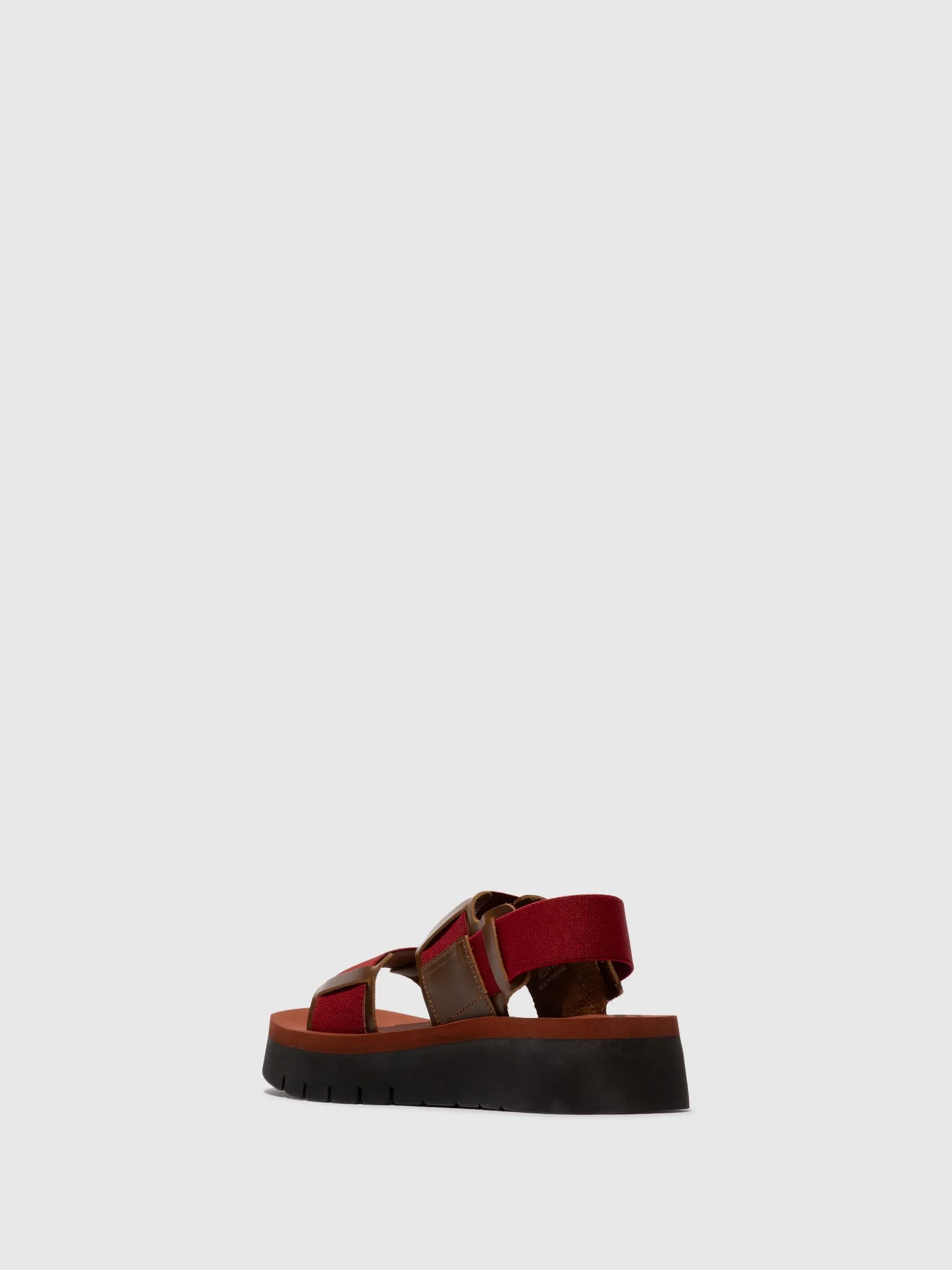 Sling-Back Sandals SORU277FLY CAMEL/DARK RED/BRICK sold by Fly London product image thumbnail 3