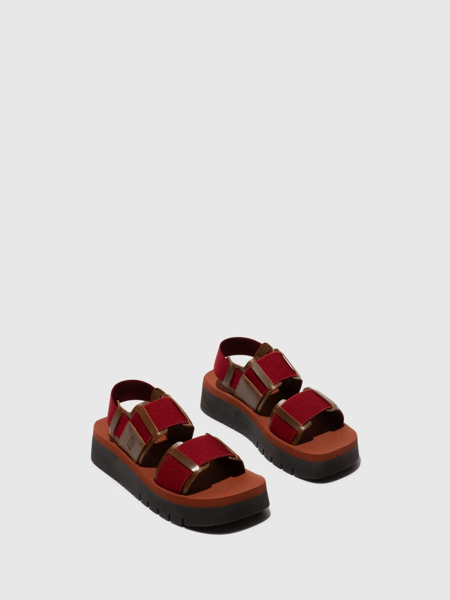 Sling-Back Sandals SORU277FLY CAMEL/DARK RED/BRICK sold by Fly London product image thumbnail 2