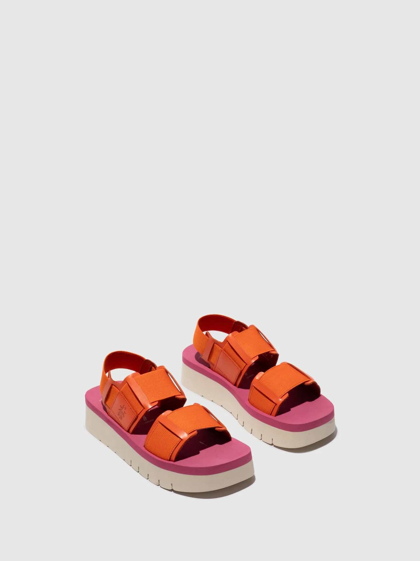 Sling-Back Sandals SORU277FLY SCARLET/ORANGE/LILAC sold by Fly London product image thumbnail 2