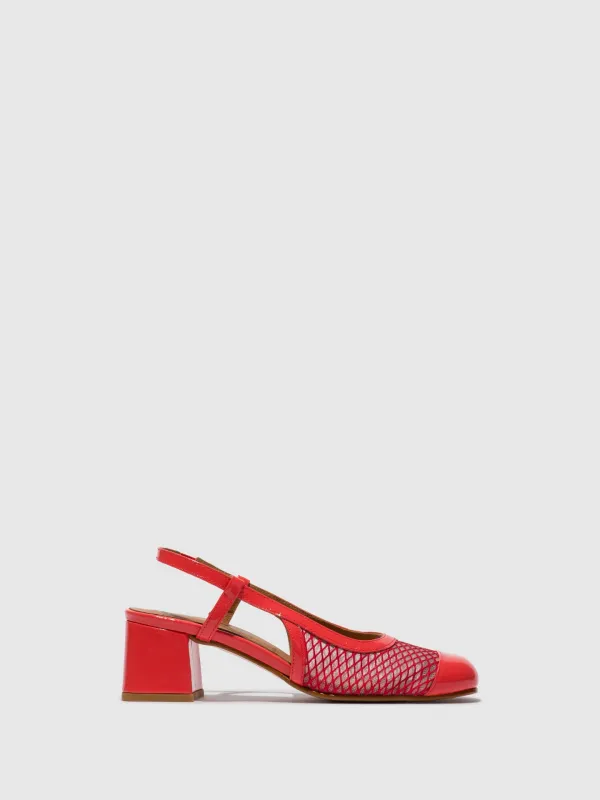 Sling-Back Sandals SOKI273FLY SCARLET sold by Fly London