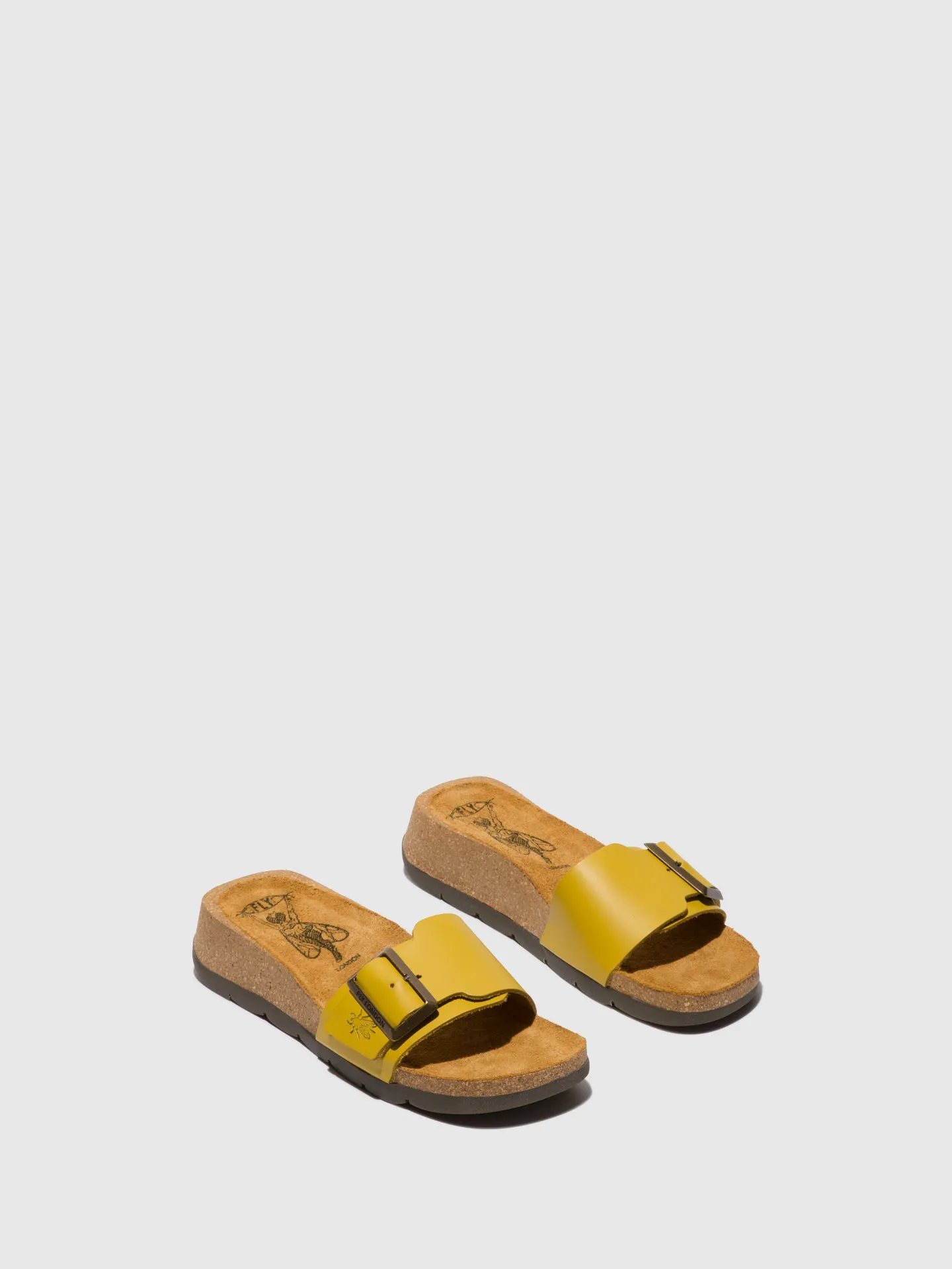 Open Toe Mules CARB851FLY MUSTARD sold by Fly London product image thumbnail 2