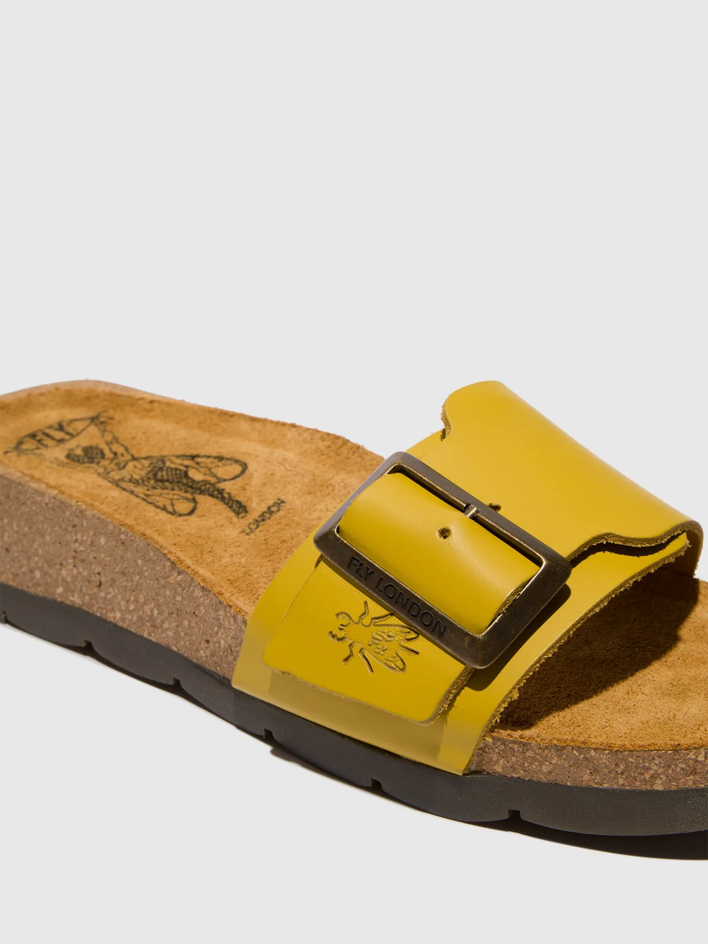 Open Toe Mules CARB851FLY MUSTARD sold by Fly London product image thumbnail 4