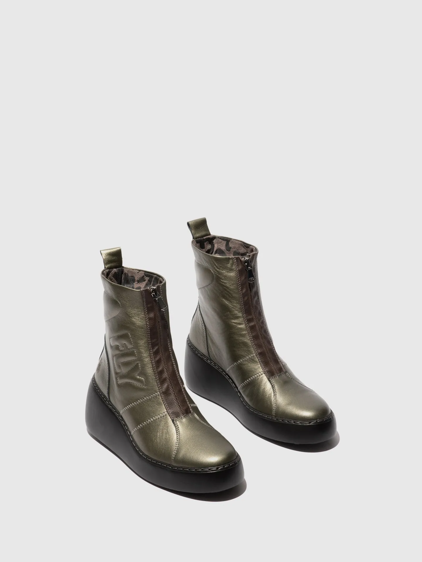Zip Up Ankle Boots DRIM646FLY GRAPHITE sold by Fly London product image thumbnail 2