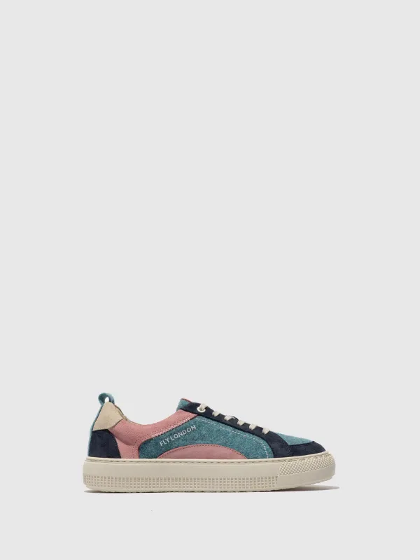 Low-Top Trainers TAIK687FLY JEANS/JEANS/PALE PINK/OFFWHITE made by Fly London