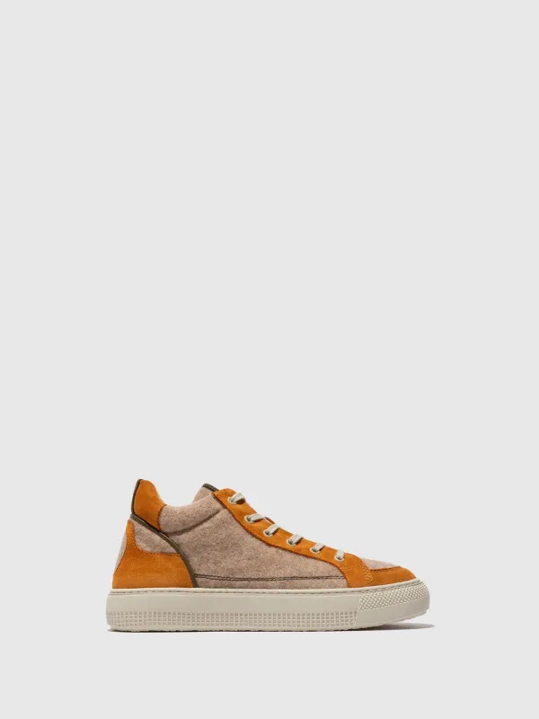 Hi-Top Trainers TELY688FLY BEIGE/CARAMEL/ASPEN made by Fly London