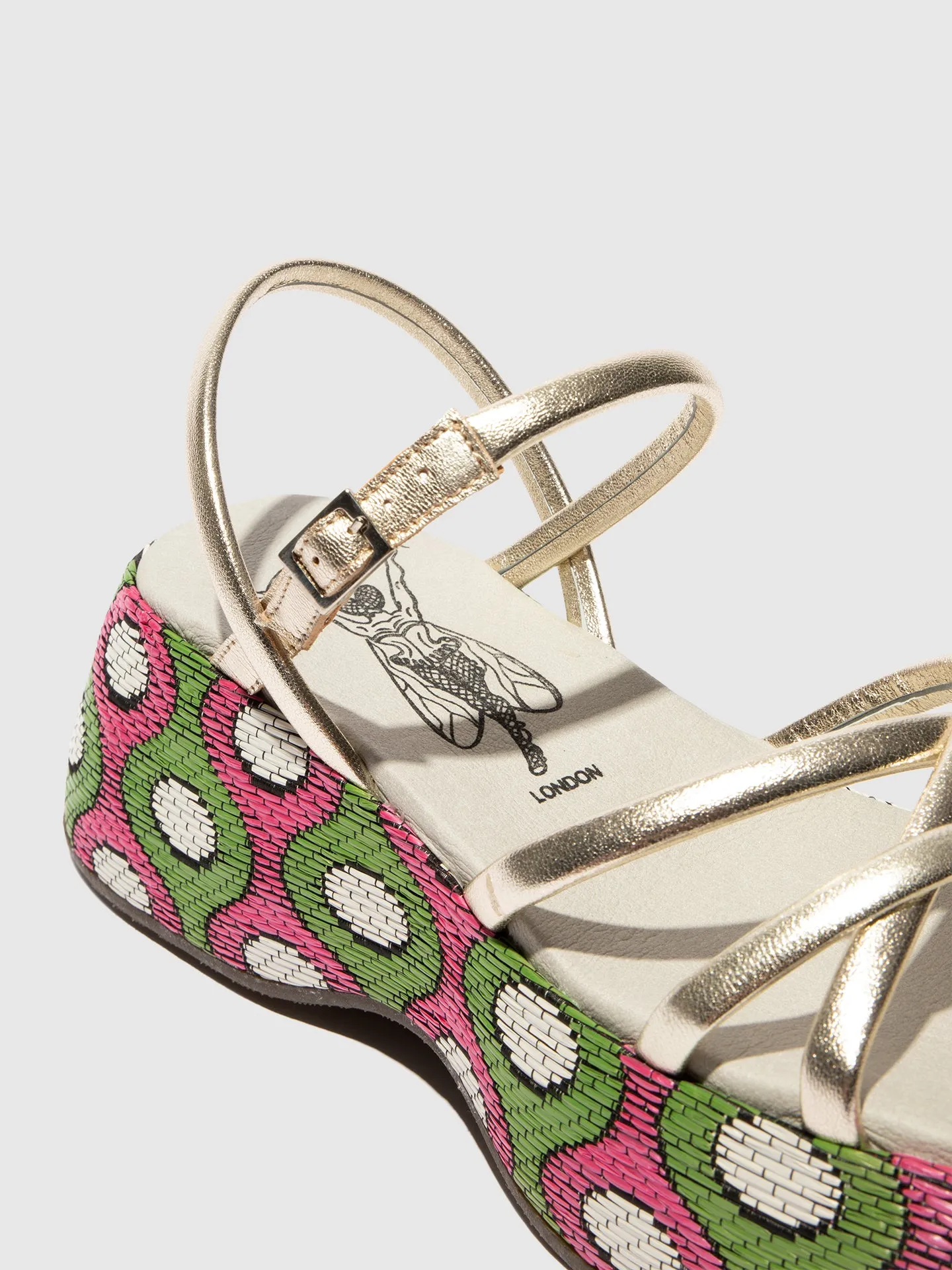 Platform Sandals BLAF095FLY PLATINUM sold by Fly London product image thumbnail 4