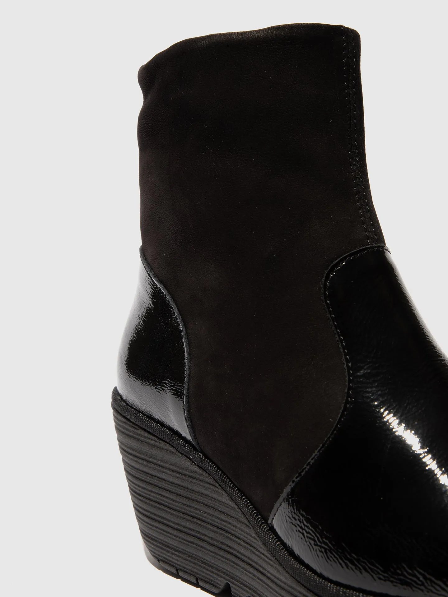 Zip Up Ankle Boots YUXI506FLY BLACK/BLACK sold by Fly London product image thumbnail 4