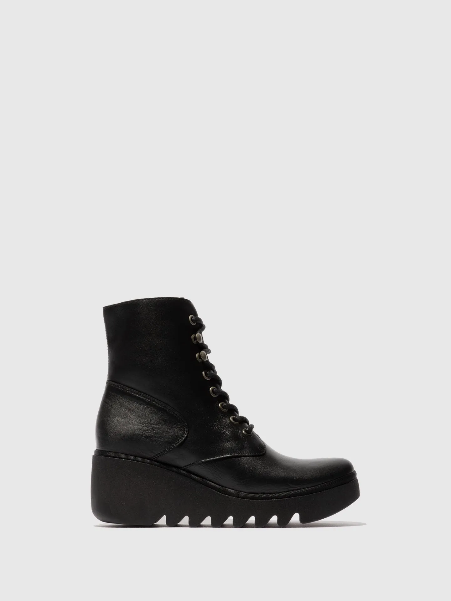 Lace-up Ankle Boots BIRR534FLY BLACK sold by Fly London