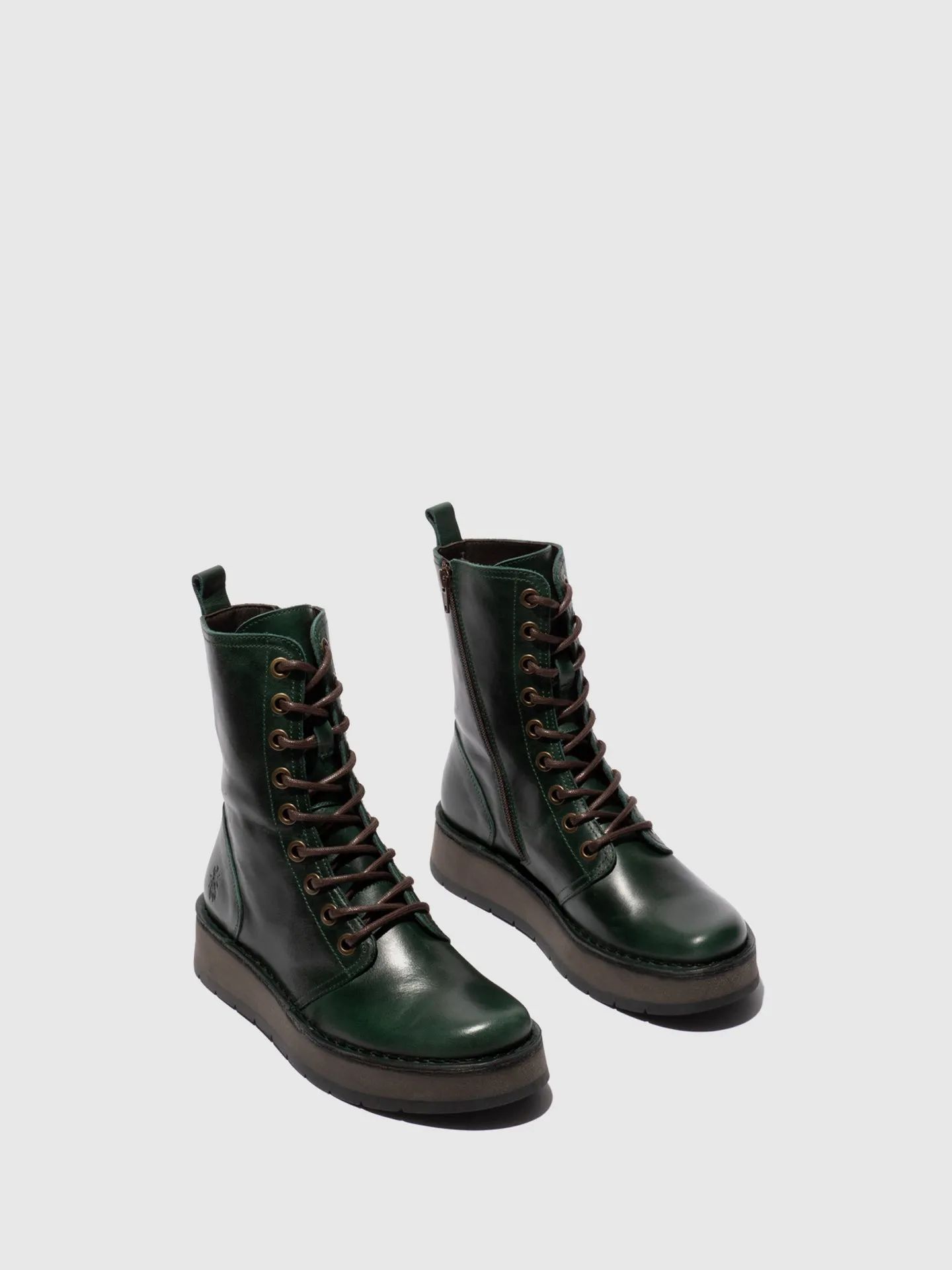 Lace-up Ankle Boots RAMI043FLY RUG PETROL sold by Fly London product image thumbnail 2