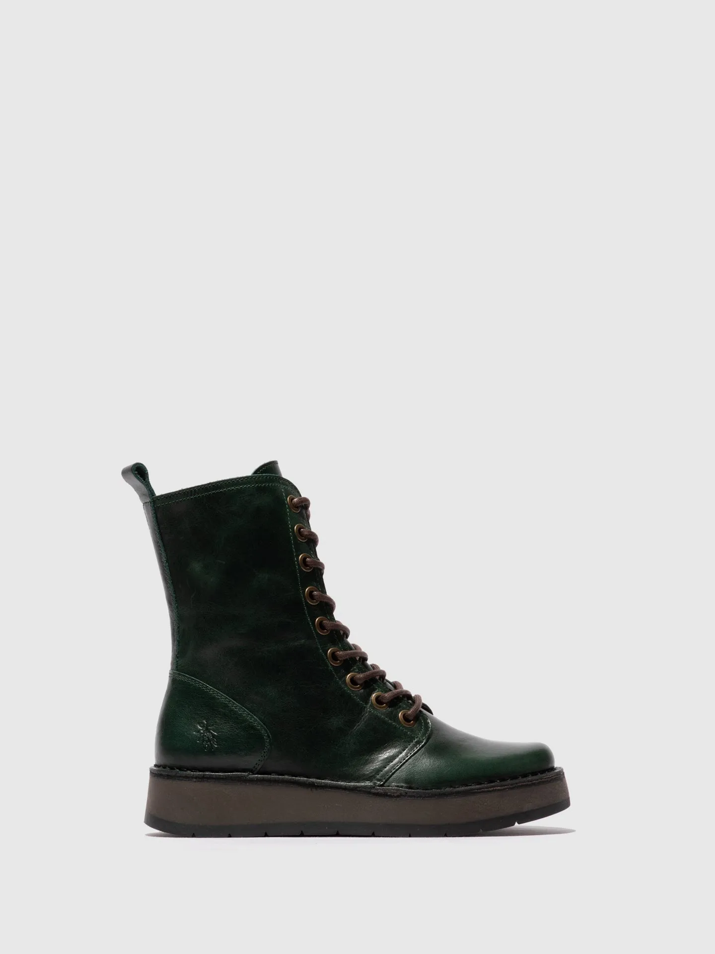 Lace-up Ankle Boots RAMI043FLY RUG PETROL sold by Fly London