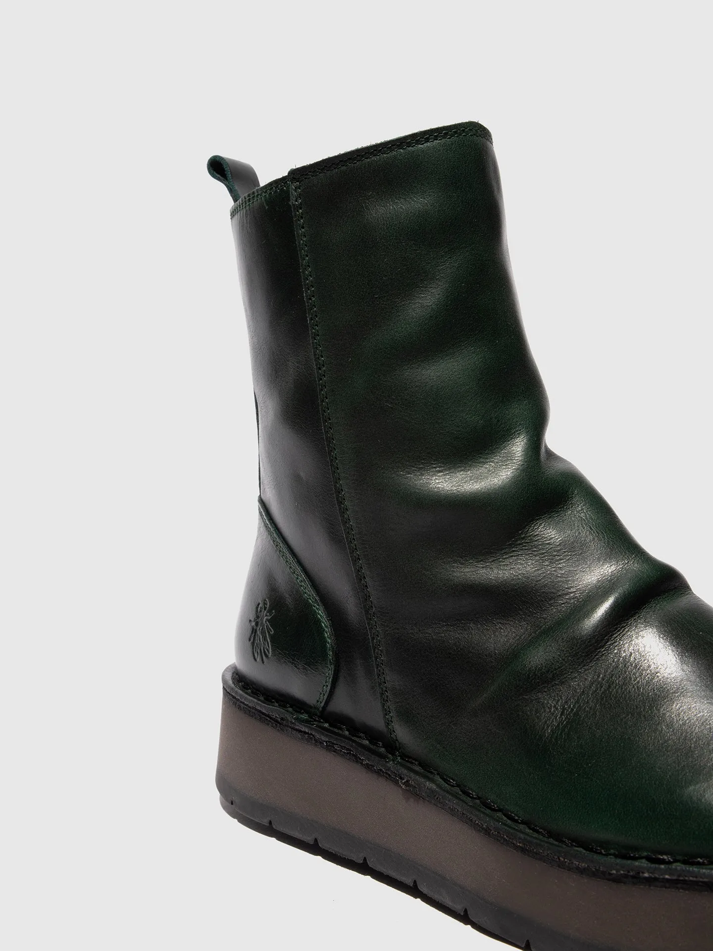 Zip Up Ankle Boots RENO053FLY RUG PETROL sold by Fly London product image thumbnail 4