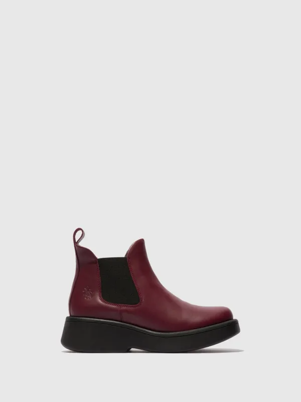 Chelsea Ankle Boots MULK159FLY WINE sold by Fly London