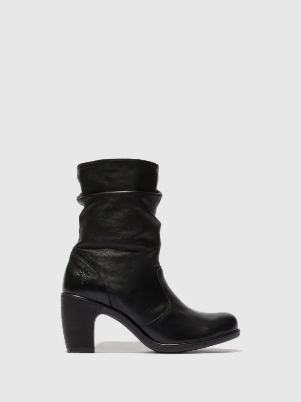 Zip Up Ankle Boots KLEI152FLY BLACK sold by Fly London