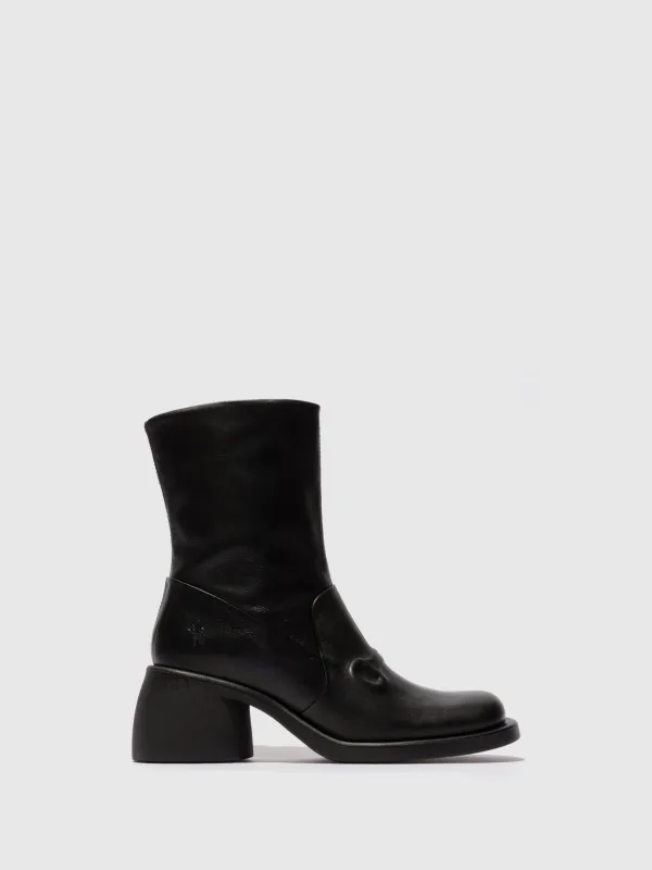 Zip Up Ankle Boots HAXI138FLY BLACK sold by Fly London