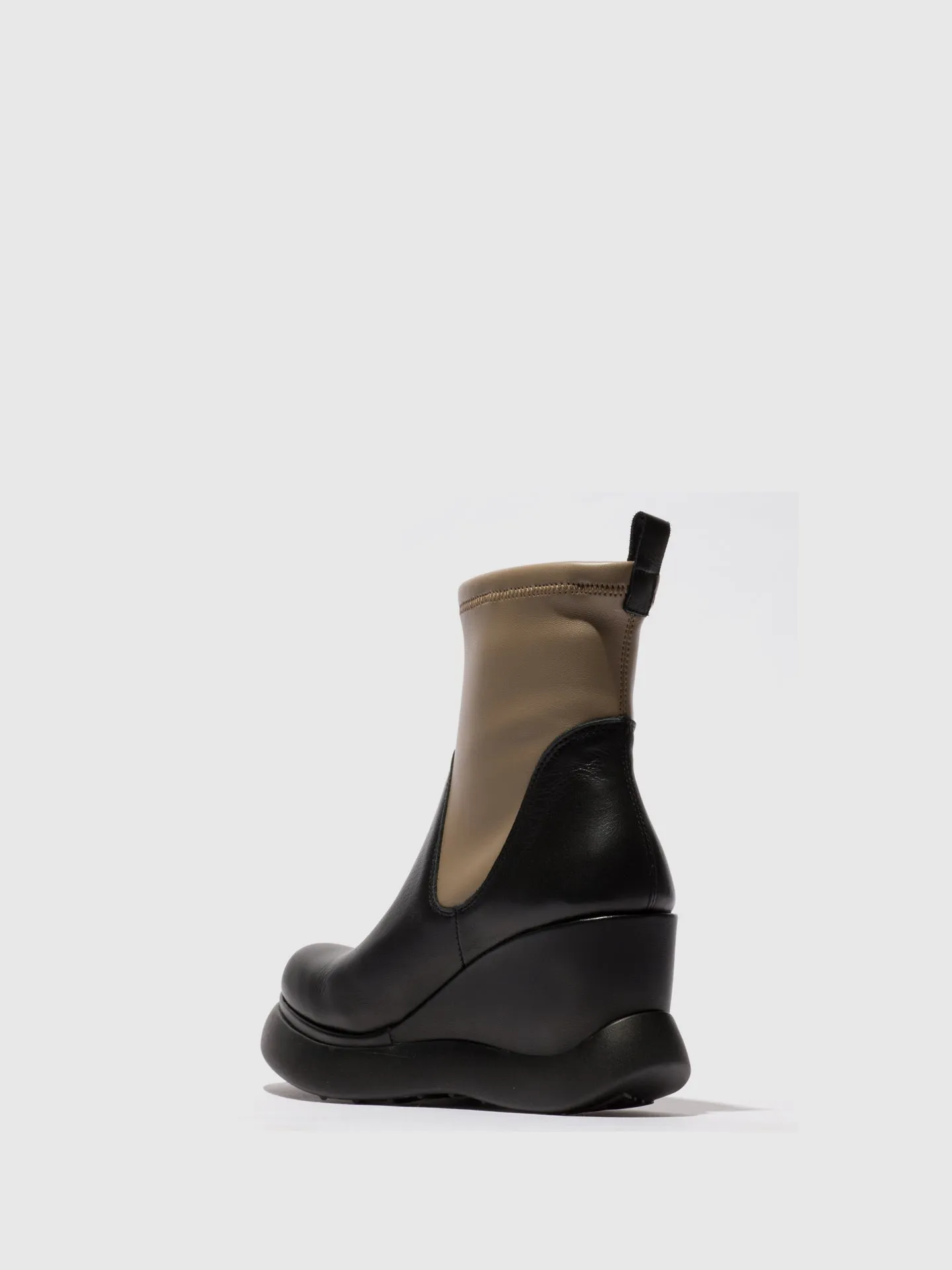 Slip-on Ankle Boots GLAF130FLY BLACK/TAUPE sold by Fly London product image thumbnail 3