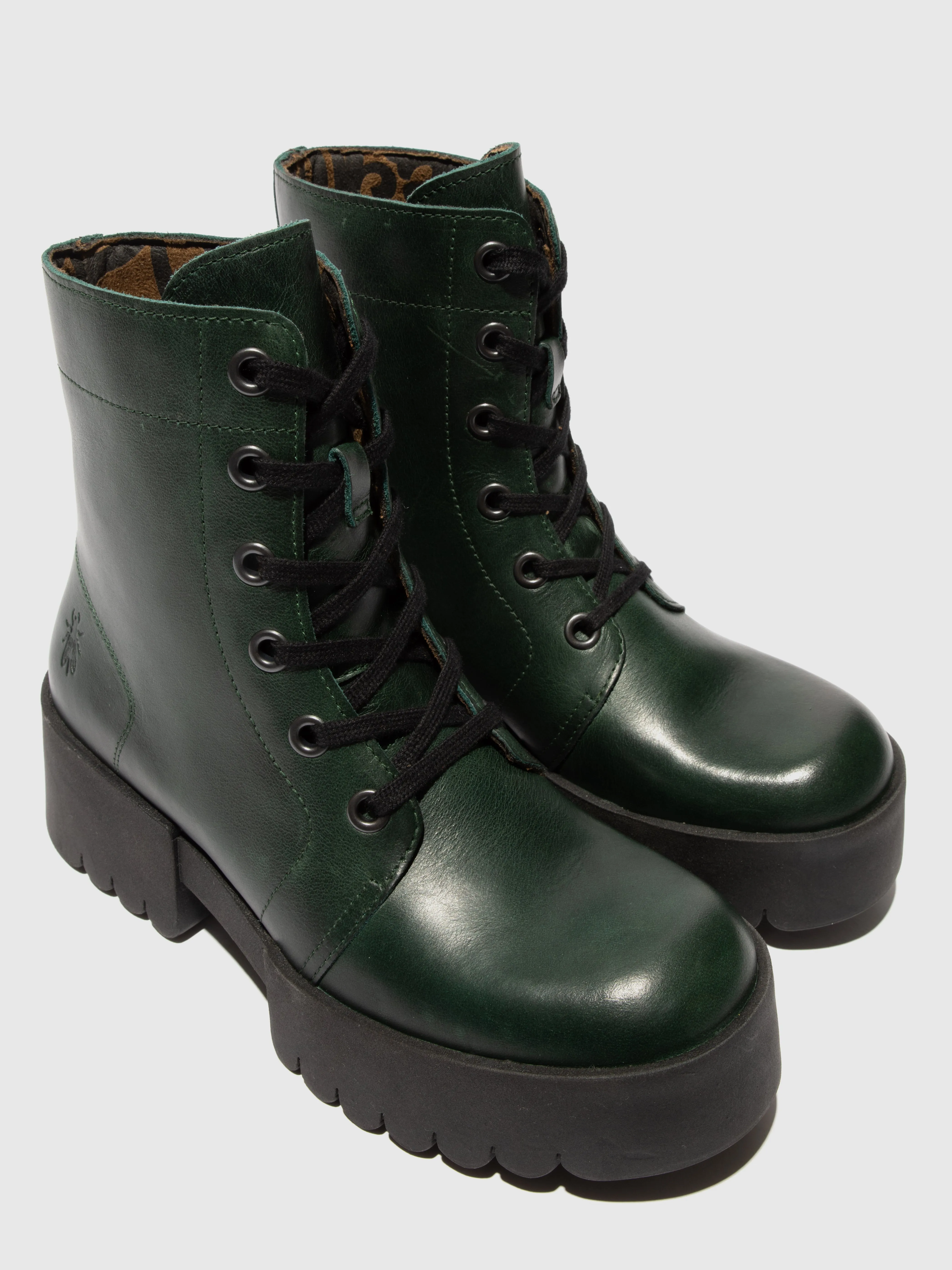 Lace-up Ankle Boots ELVU140FLY PETROL sold by Fly London product image thumbnail 4