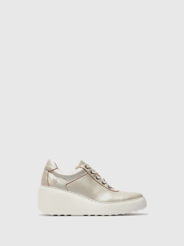 Lace-up Trainers DIPO638FLY SILVER sold by Fly London
