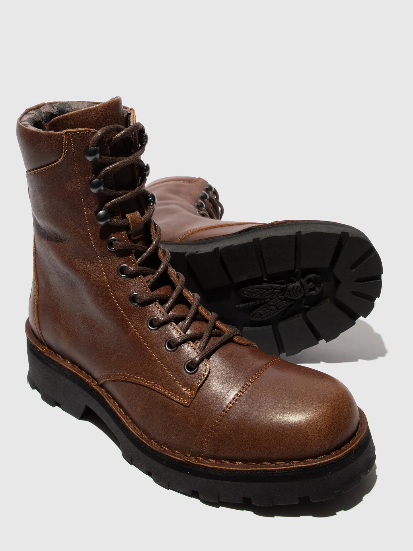 Lace-up Ankle Boots KAFT126FLY BROWN sold by Fly London product image thumbnail 4