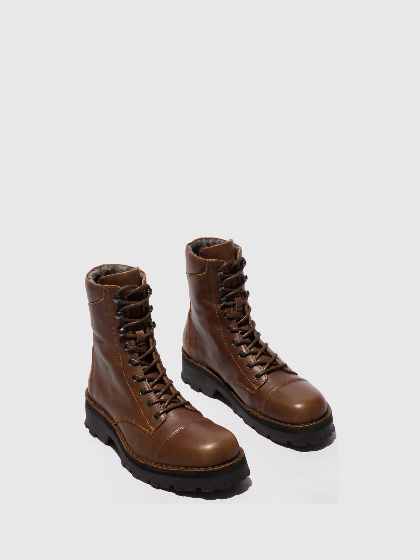 Lace-up Ankle Boots KAFT126FLY BROWN sold by Fly London product image thumbnail 2