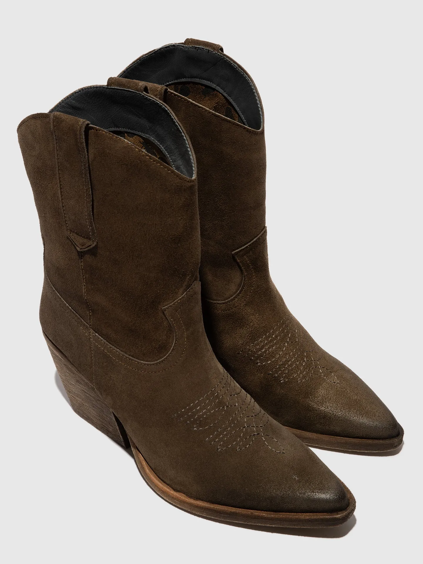 Zip Up Ankle Boots WOFY093FLY MILITARY sold by Fly London product image thumbnail 4