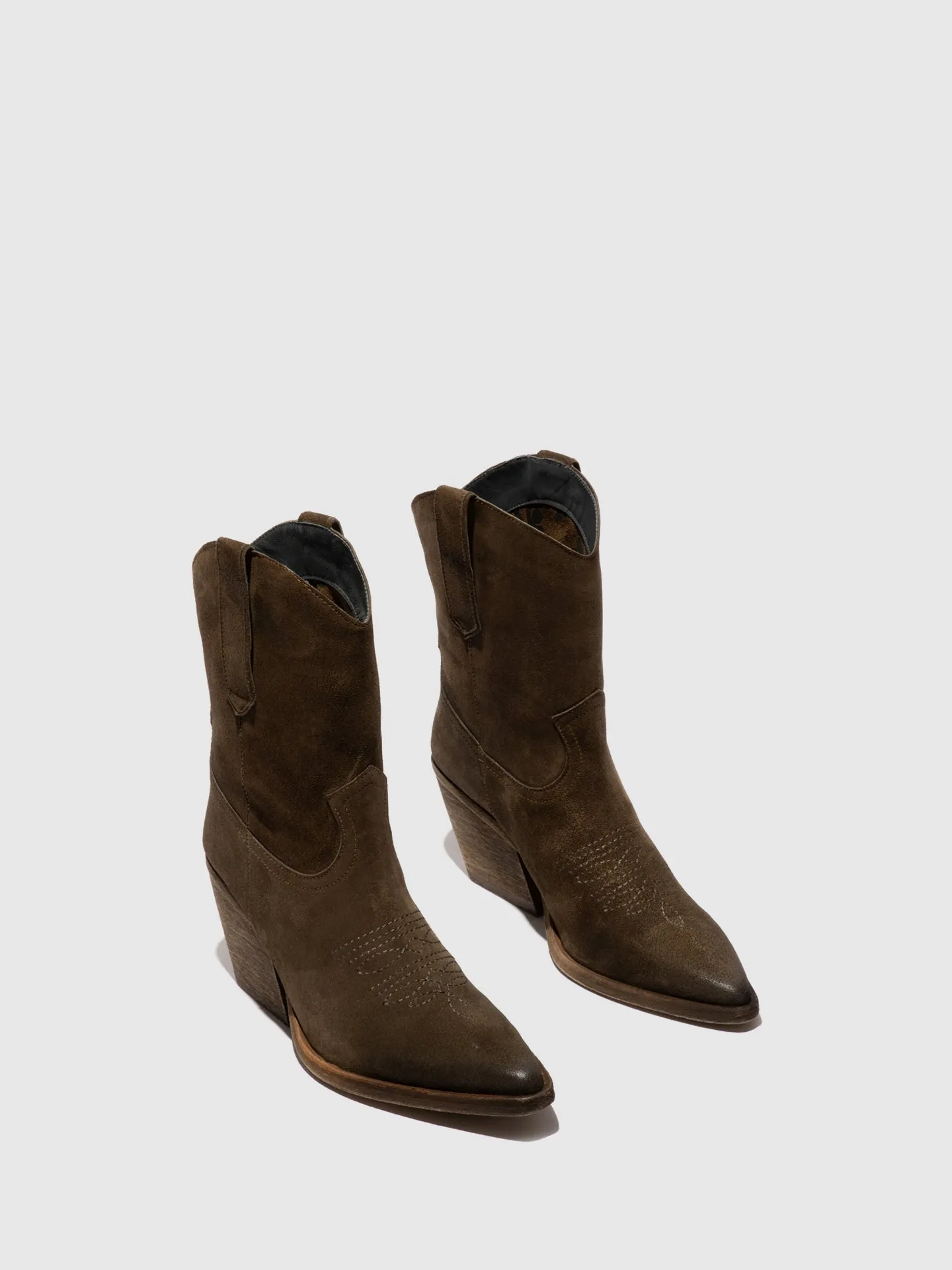 Zip Up Ankle Boots WOFY093FLY MILITARY sold by Fly London product image thumbnail 2