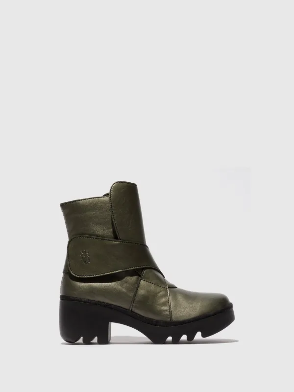 Velcro Ankle Boots TEFA532FLY GRAPHITE sold by Fly London