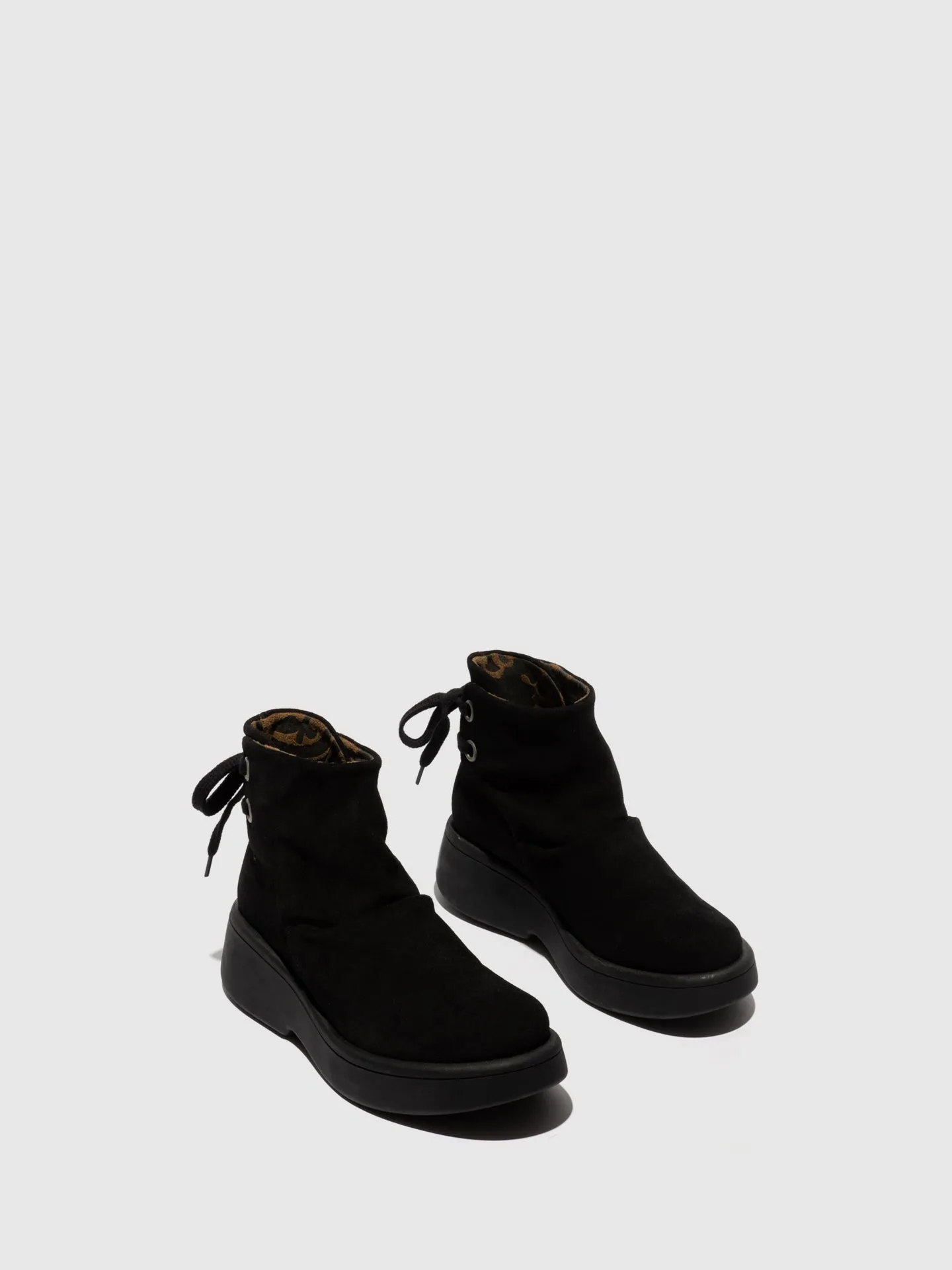 Lace-up Ankle Boots MEBS189FLY OIL SUEDE BLACK sold by Fly London product image thumbnail 2