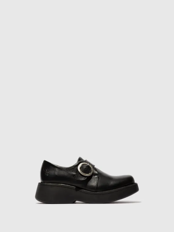Buckle Shoes MAAV157FLY BLACK sold by Fly London