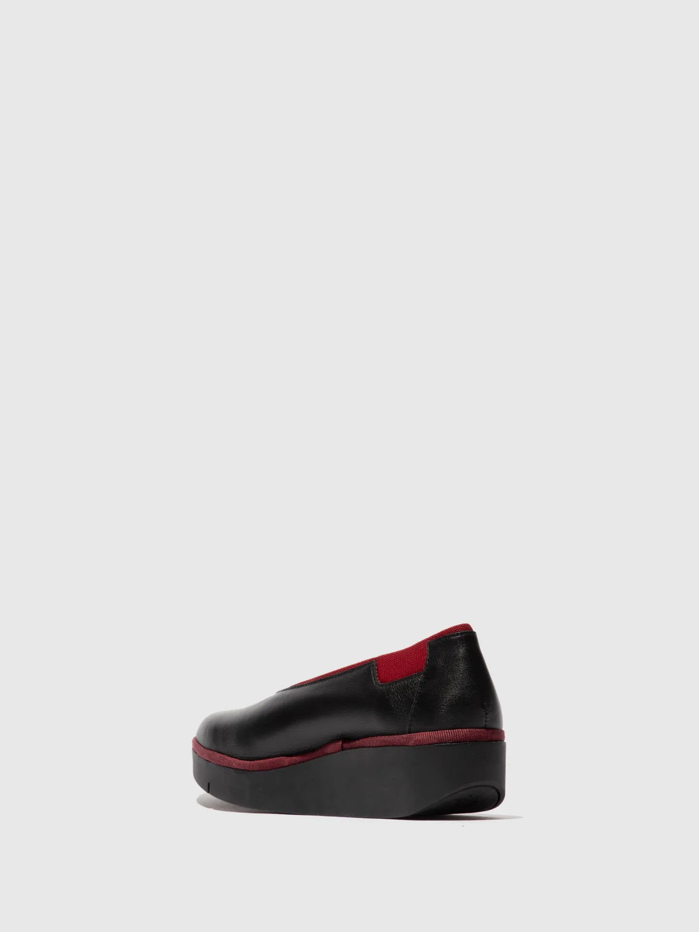 Slip-on Shoes JURY470FLY BLACK (BURGUNDY ELASTIC) sold by Fly London product image thumbnail 3