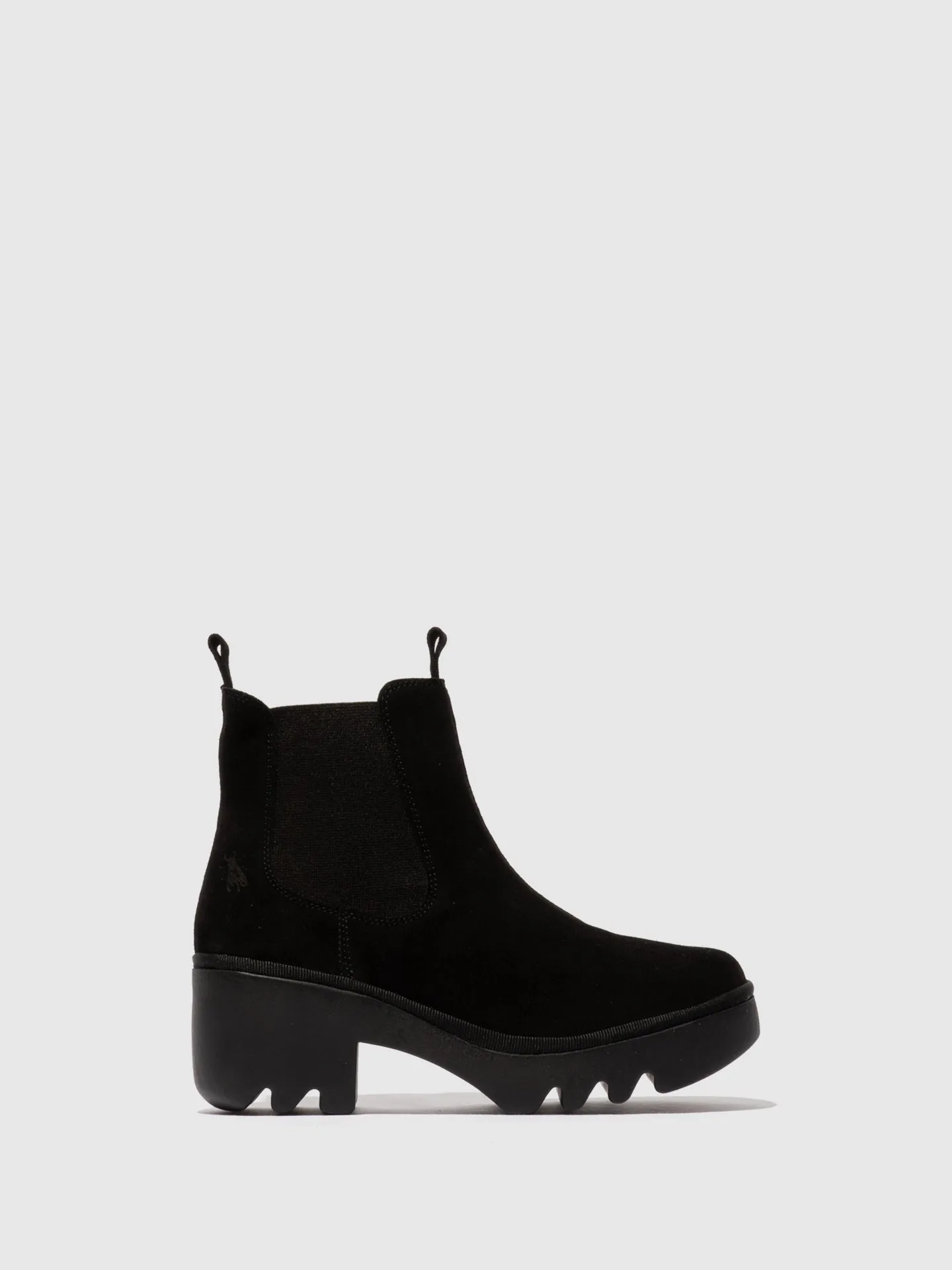 Chelsea Ankle Boots TRIG514FLY OIL SUEDE BLACK sold by Fly London