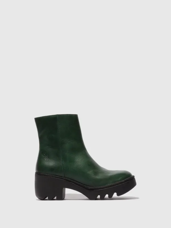 Zip Up Ankle Boots TOOR513FLY PETROL sold by Fly London