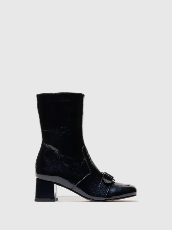Zip Up Ankle Boots SUIR170FLY NAVY sold by Fly London