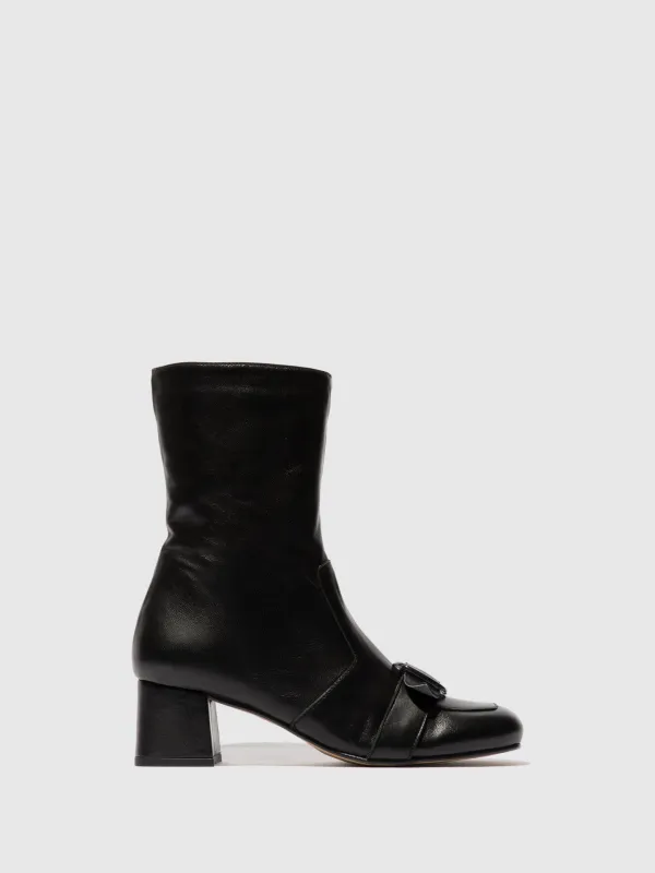 Zip Up Ankle Boots SUIR170FLY BLACK sold by Fly London
