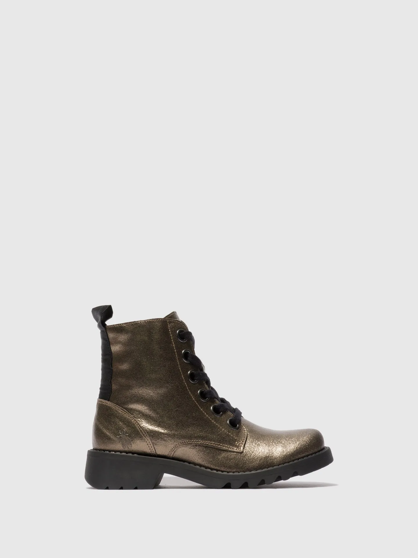 Lace-up Ankle Boots RAGI539FLY DARK GOLD sold by Fly London