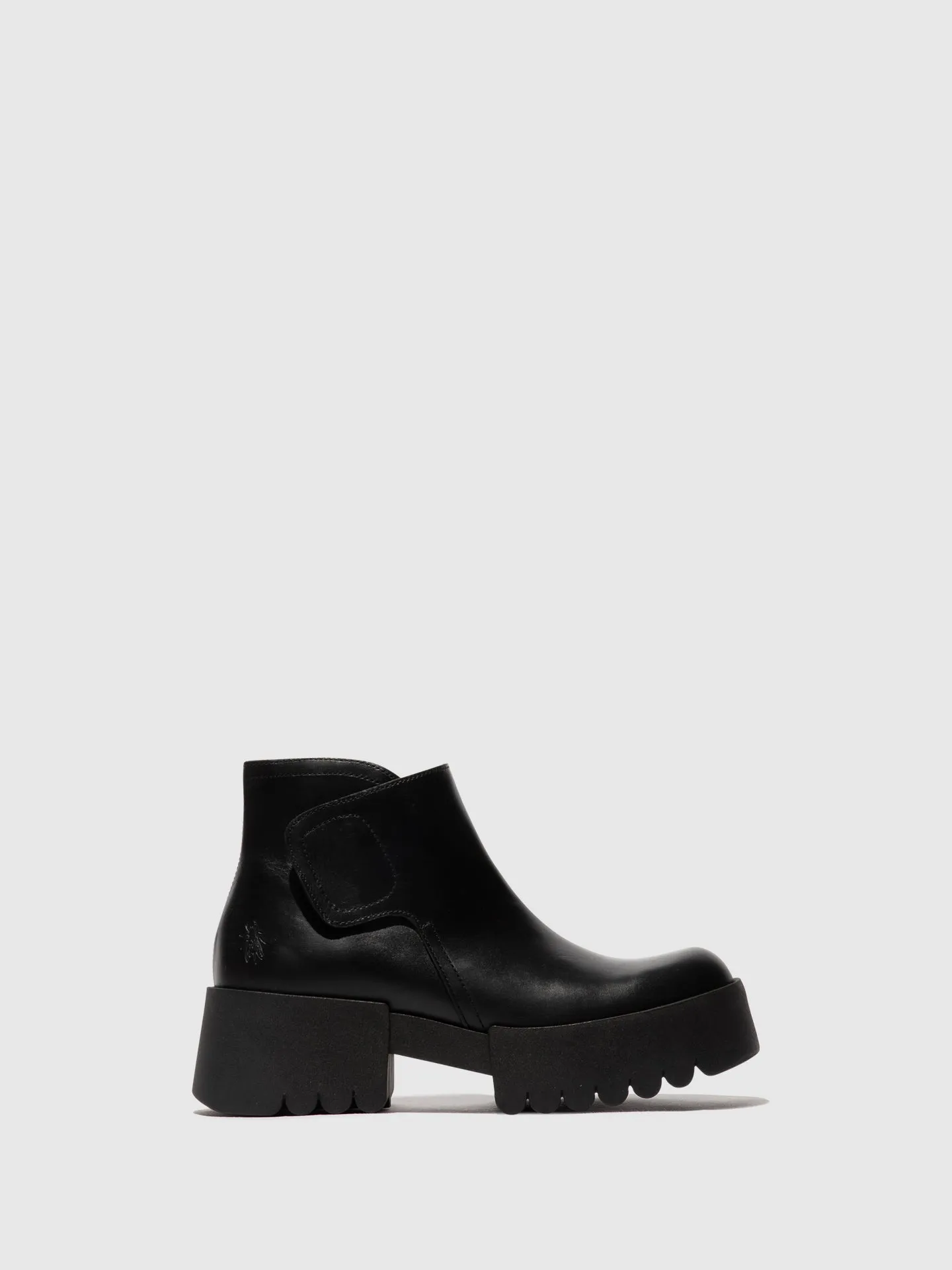 Velcro Ankle Boots ENDO006FLY BLACK sold by Fly London
