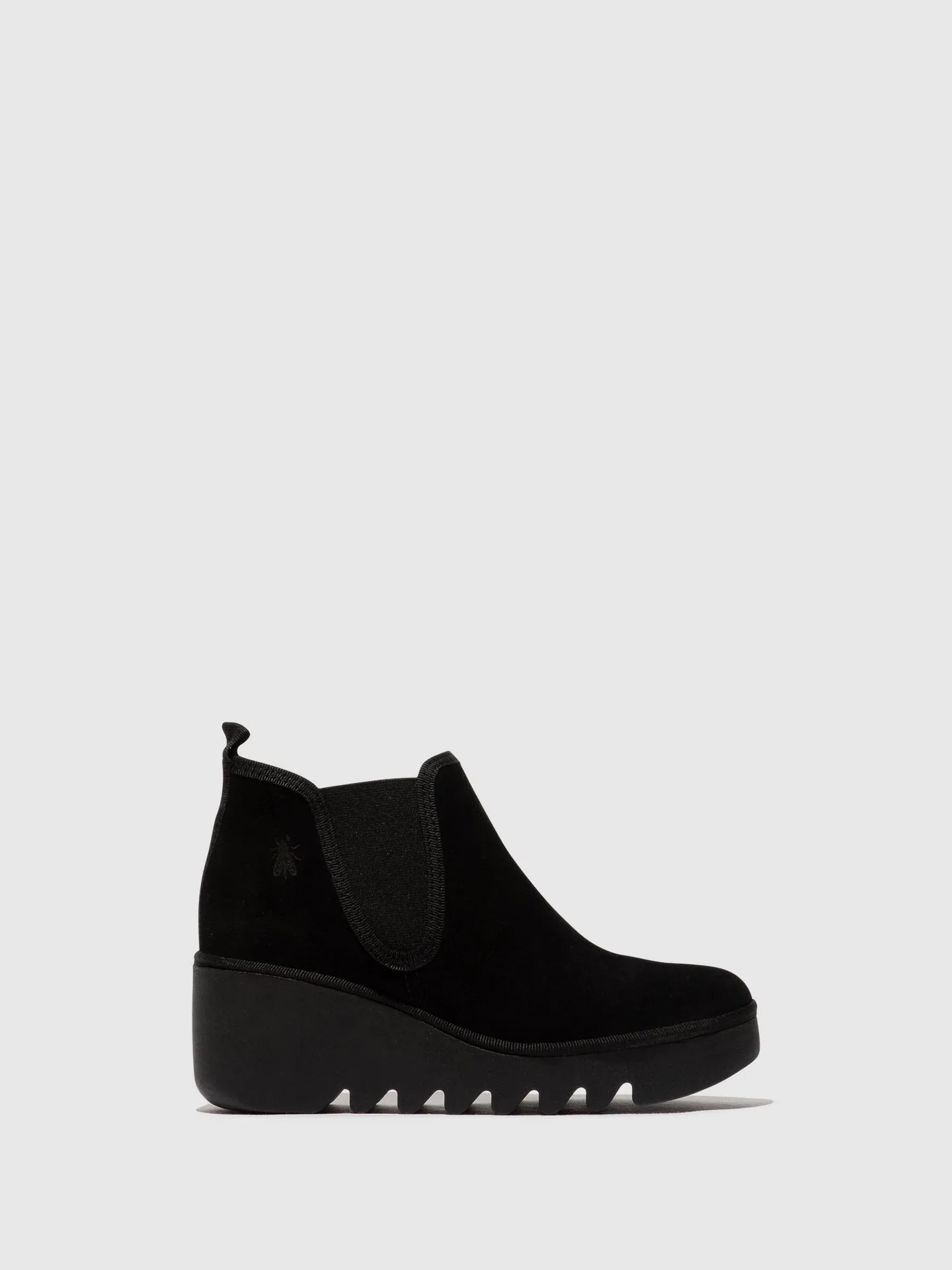 Chelsea Ankle Boots BYNE349FLY OIL SUEDE BLACK sold by Fly London