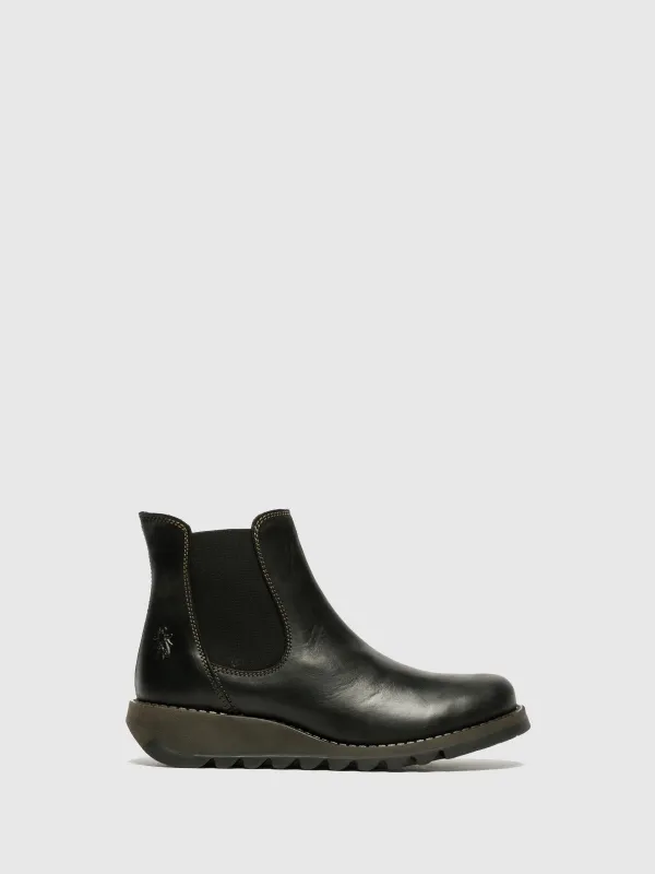 Chelsea Ankle Boots SALV BLACK sold by Fly London