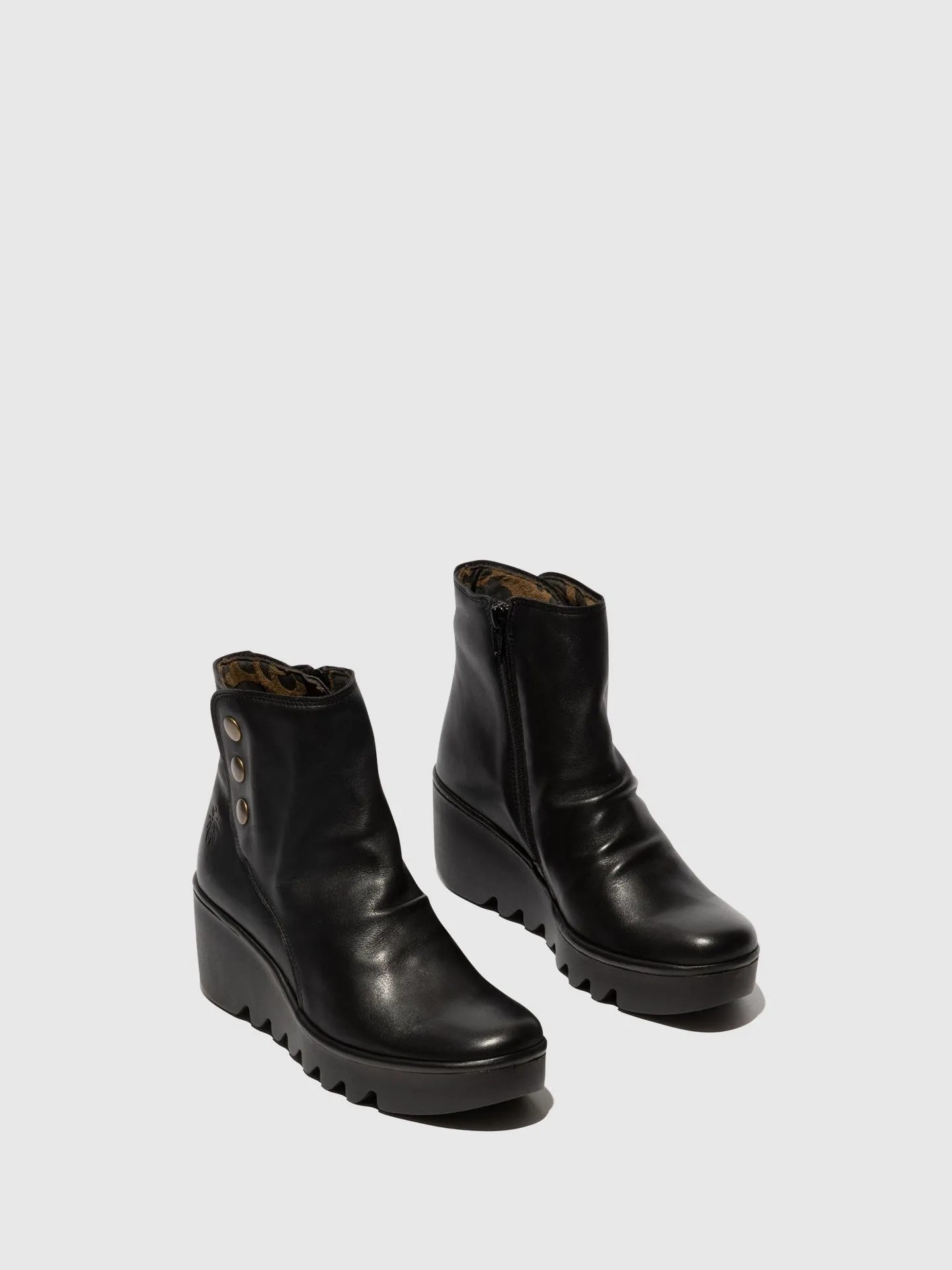 Zip Up Ankle Boots BROM344FLY BLACK sold by Fly London product image thumbnail 2