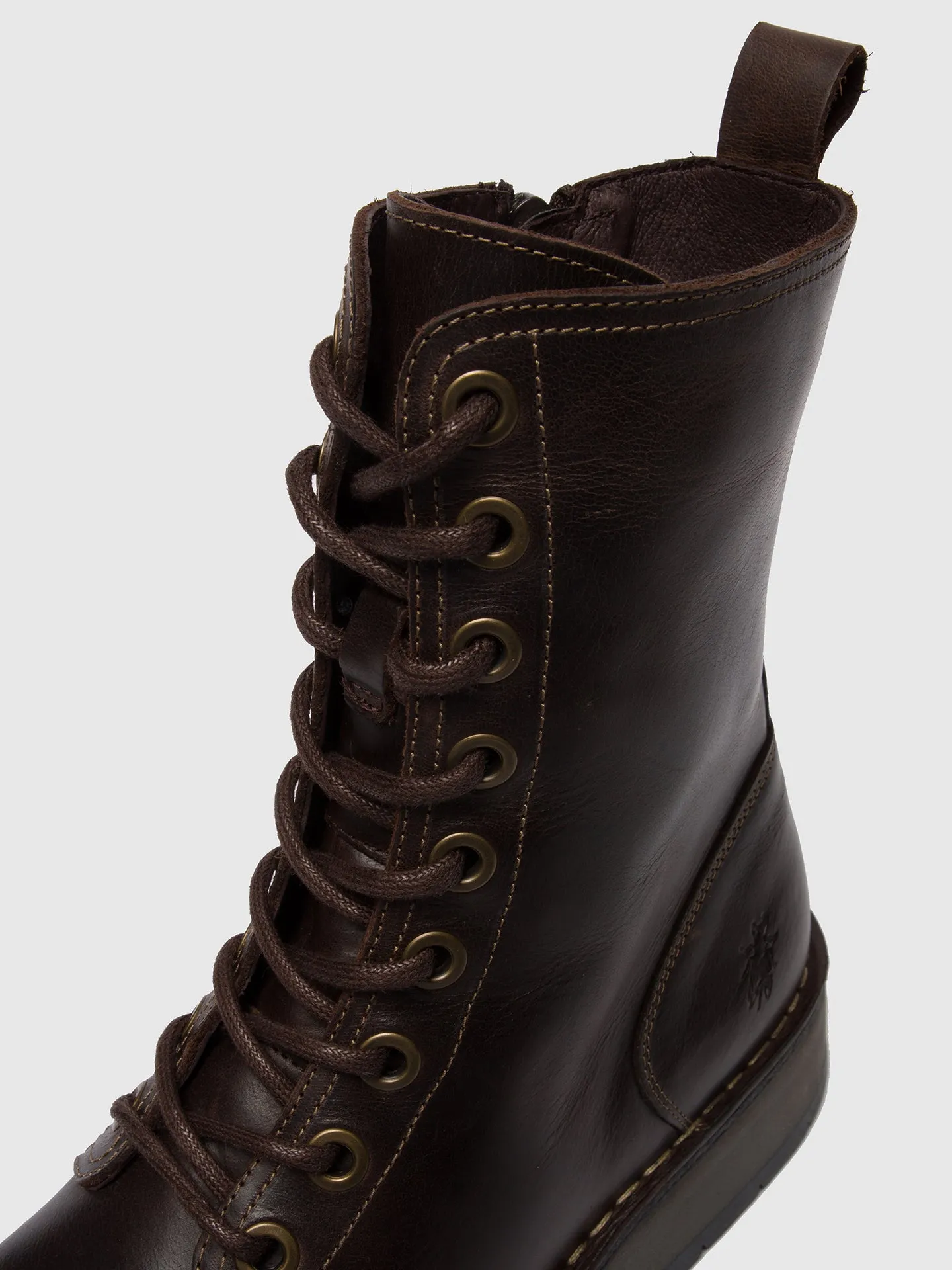 Lace-up Ankle Boots RAMI043FLY RUG DK. BROWN sold by Fly London product image thumbnail 4