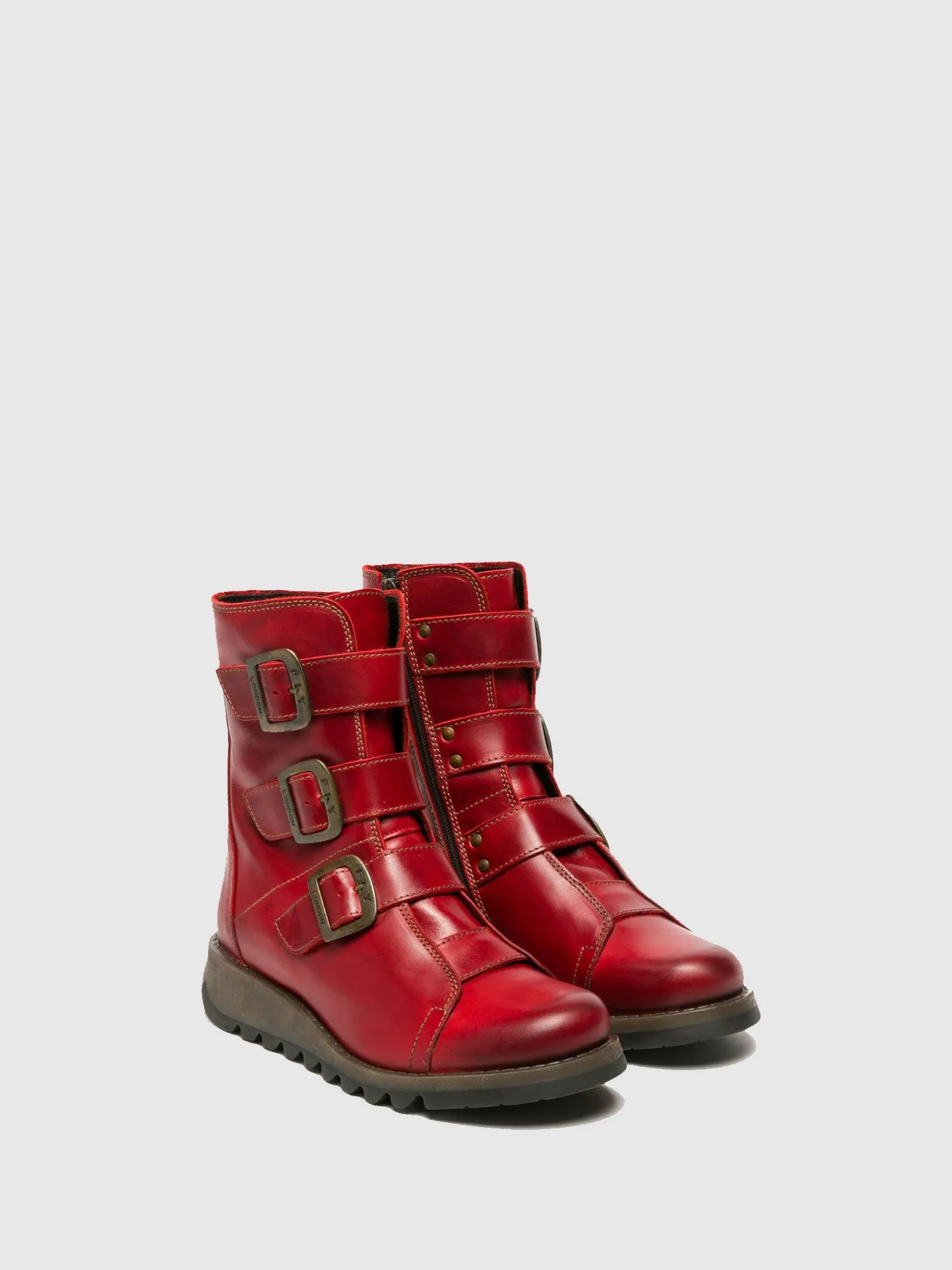 Buckle Ankle Boots SCOP110FLY RED sold by Fly London product image thumbnail 2