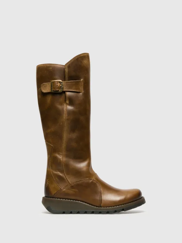 Zip Up Boots MOL 2 CAMEL sold by Fly London