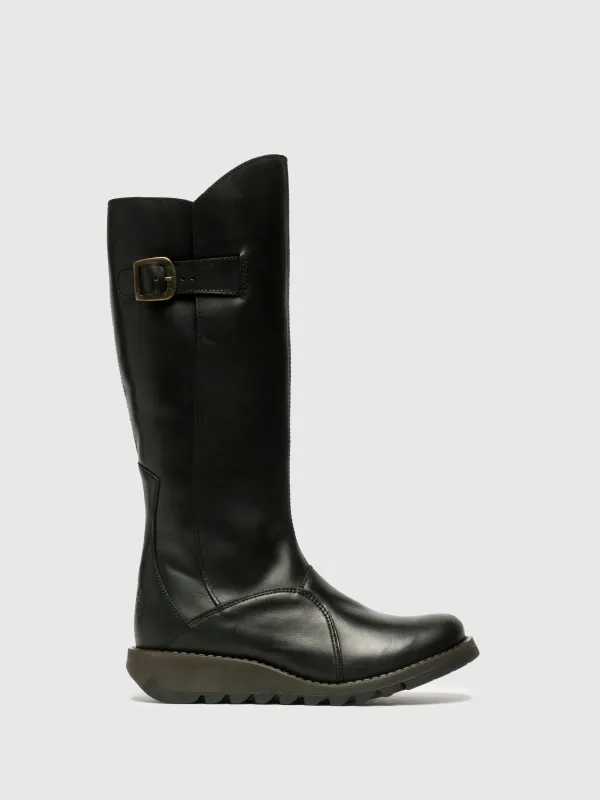 Zip Up Boots MOL 2 BLACK sold by Fly London