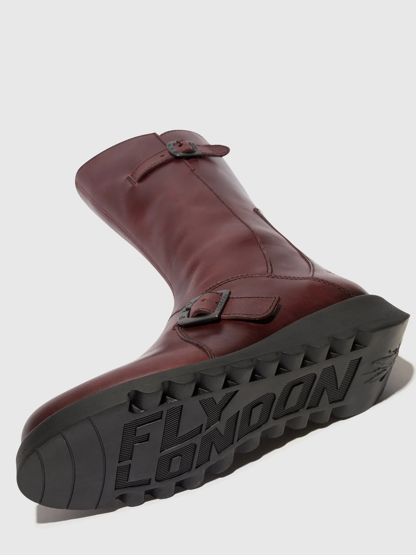 Buckle Boots MES 2 WINE(BLACK SOLE) sold by Fly London product image thumbnail 4