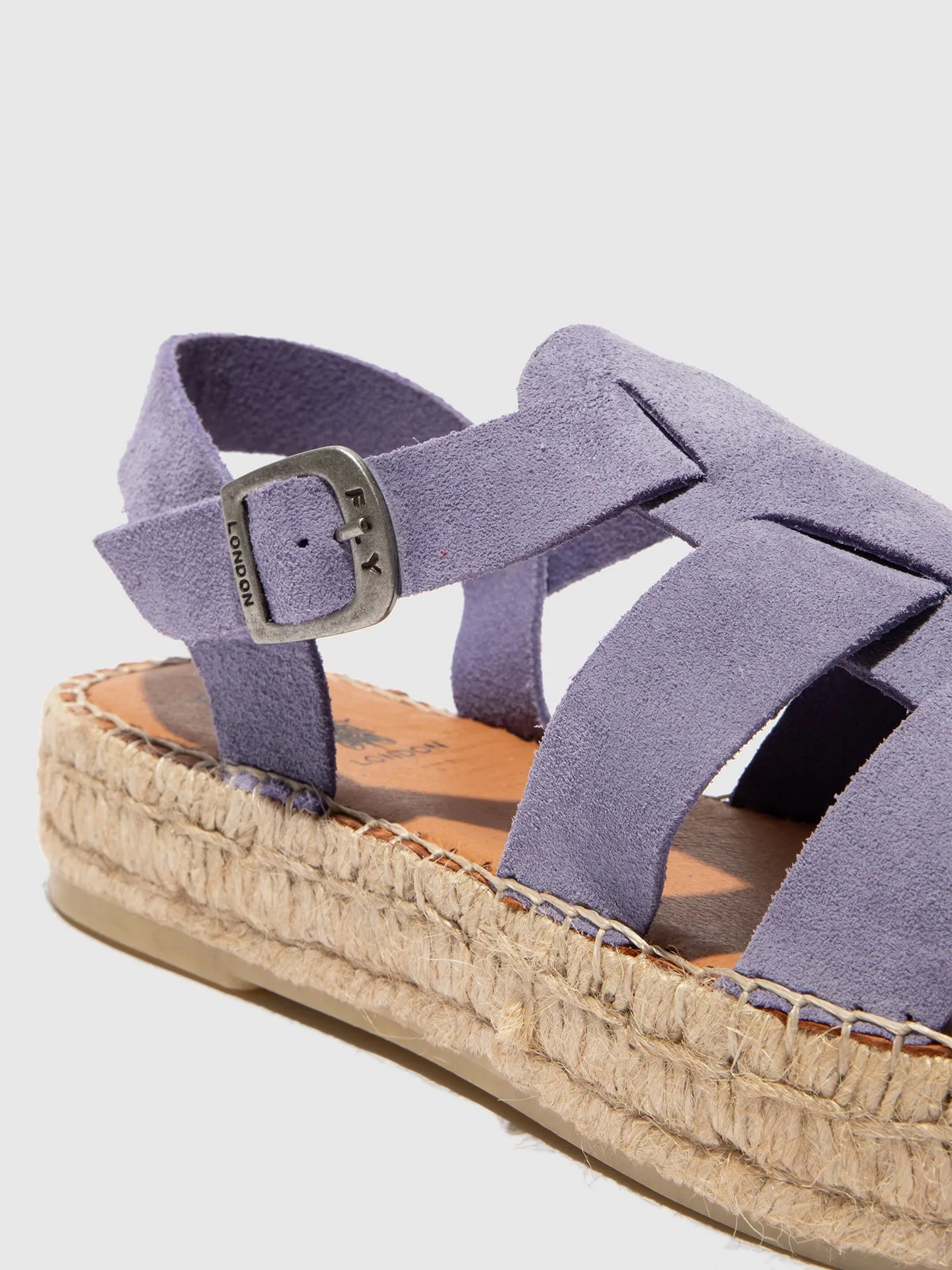 Sling-Back Espadrilles PAWI524FLY SUEDE VIOLET sold by Fly London product image thumbnail 4